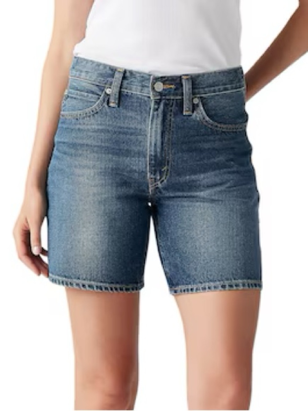 Levi’s ’94 Women’s Baggy Shorts Size 25 Mid-rise Dark Indigo Wash Loise Fit